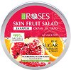 Nature of Agiva Roses Fruit Salad Nourishing Sugar Scrub - Захарен скраб със сок от нар и портокал от серията Fruit Salad - 