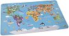Карта на света - Детски пъзел от 48 части - 