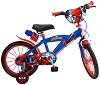 Детски велосипед Toimsa Спайдърмен 16" - С помощни колела - 