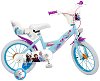 Детски велосипед Toimsa Замръзналото кралство 16" - С помощни колела, кошница и столче за кукла - 
