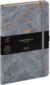 Castelli: Луксозен тефтер с ластик - книга