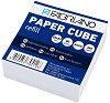 Бяло хартиено кубче Fabriano - 360 листчета с размери 8.3 x 8.3 cm - 