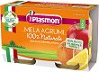 Пюре от ябълки и цитрусови плодове Plasmon - 2 x 104 g, за 6+ месеца - 