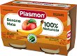 Plasmon - Пюре от банани и ябълки - Опаковка от 2 x 104 g за бебета над 4 месеца - 