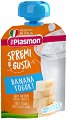 Plasmon - Плодова закуска с банани и йогурт - 