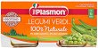 Пюре от бобови култури със зеленчуци Plasmon - 2 x 80 g, за 6+ месеца - 