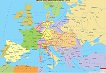Стенна карта: Европа след Виенския конгрес 1815 г. - 