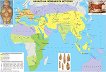 Двустранна карта: Начало на човешката история. Българските земи през праисторическата епоха - 