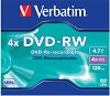 DVD-RW Verbatim 4.7 GB - Със скорост на записване до 4x - 