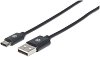 Кабел USB 2.0 Type-A Male към USB Type-C Male