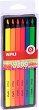 Цветни моливи Apli Fluo