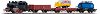 Товарен влак с парен локомотив - DB - Стартов комплект с релси - 