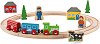 Моята първа влакова композиция - Детски дървен комплект за игра - 