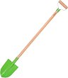 Градинска лопата с дълга дръжка - Детска играчка - 