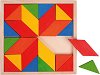 Геометрична мозайка - Дървена образователна играчка - 