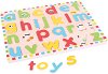 Дървен комплект Bigjigs Toys - Английската азбука - играчка