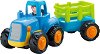 Детски трактор с ремарке Hola - С маховик - 