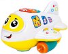Самолет - Детска образователна играчка със светлинни и звукови ефекти - 