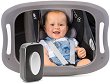 Огледало за задна седалка Reer Baby View LED - Със светлини и дистанционно управление - 