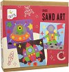 Оцветявай с цветен пясък - Космос - Творчески комплект за рисуване - 