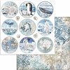 Хартия за скрапбукинг Stamperia - Полярни животни - 30.5 x 30.5 cm от колекцията Arctic Antarctic - 