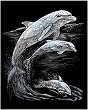 Скреч картина Royal & Langnickel - Делфини - 20 x 25 cm - 
