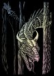 Скреч картина Royal & Langnickel - Дракон и фея - 13 x 18 cm - 