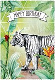 Поздравителна картичка - Happy Birthday - картичка