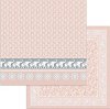 Хартия за скрапбукинг Stamperia - Слонове и розов фон - 30.5 x 30.5 cm от колекцията 26 secrets of India - 