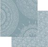 Хартия за скрапбукинг Stamperia - Мандала на син фон - 30.5 x 30.5 cm от колекцията 26 secrets of India - 