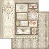 Хартия за скрапбукинг Stamperia - Писма - 30.5 x 30.5 cm от колекцията Princess - 