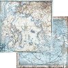 Хартия за скрапбукинг - Арктика - Размери 30.5 x 30.5 cm - 
