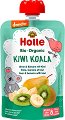 Holle - Био забавна плодова закуска с круши, банани и киви - Опаковка от 100 g за бебета над 8 месеца - 