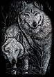 Скреч картина Royal & Langnickel - Вълци