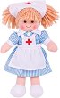 Парцалена кукла медицинската сестра Нанси - Bigjigs Toys - 