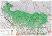 Общогеографска стенна карта на България: Северозападен район - М 1:185 000 - 