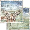 Хартия за скрапбукинг - Ангел и небе