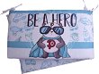 Обиколник за бебешко легло Babyhome Be A Hero - За легла 60 x 120 cm - 