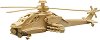 Хеликоптер - Apache - Дървен 3D пъзел - 