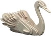 Лебед - Дървен 3D пъзел - 