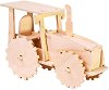 Трактор - Дървен 3D пъзел - 