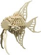 Рибка - Дървен 3D пъзел - 