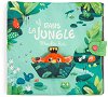 Мека книжка - Activity Jungle - Детска играчка от серията "Dans la jungle" - играчка