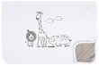 Бебешко двулицево одеяло Bubaba - Сафари - 100% памук, 70 x 90 cm - 