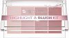 Bell HypoAllergenic Highlight & Blush Kit - Палитра с хайалайтъри и руж за лице - 
