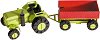Трактор с ремарке - Картонен 3D модел за сглобяване - 