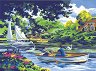 Рисуване по номера Royal & Langnickel - Разходка по реката - 39 x 30 cm - 