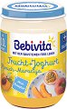 Bebivita - Био плодов дует с йогурт, праскова и маракуя - Бурканче от 190 g за бебета над 10 месеца - 