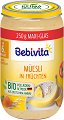 Bebivita - Био каша от плодове с мюсли - Бурканче от 250 g за бебета над 6 месеца - 
