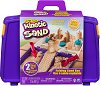 Кинетичен пясък в куфарче Spin Master - Творчески комплект от серията Kinetic Sand - 